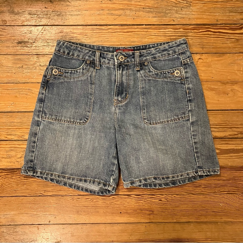 Vintage Faded Glory relaxed denim shorts size 6 women’s